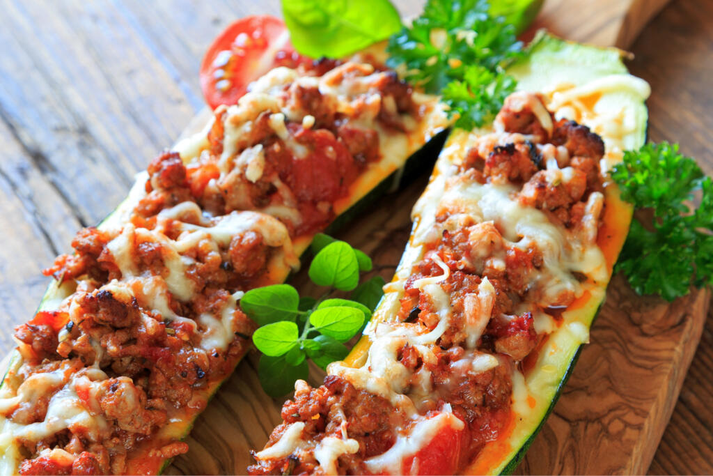 Gefüllte Zucchini Mit Hackfleisch Und Reis Kalorien www.sutterluety.at